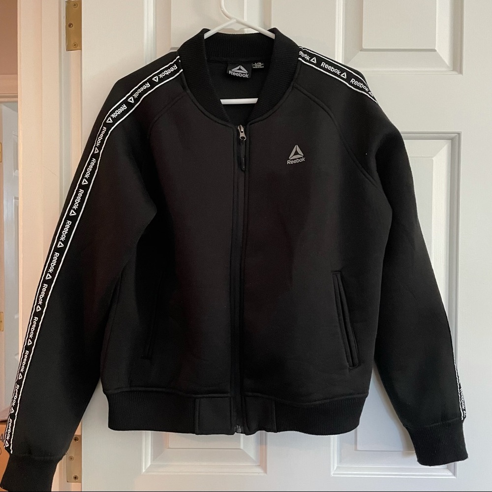 Reebok Black Bomber Jacket